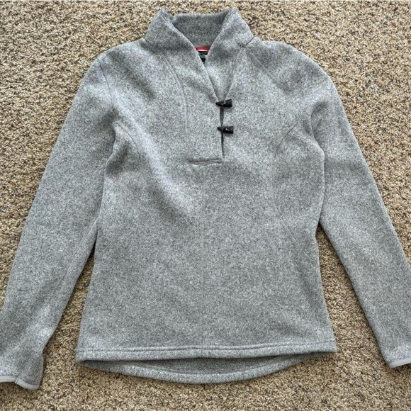 The North Face Tops - North Face Crescent Shawl Collar Fleece